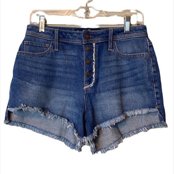 Hollister Pants - Hollister mom shorts High-rise 3” hollister‎ vintage stretch size 28 NWT